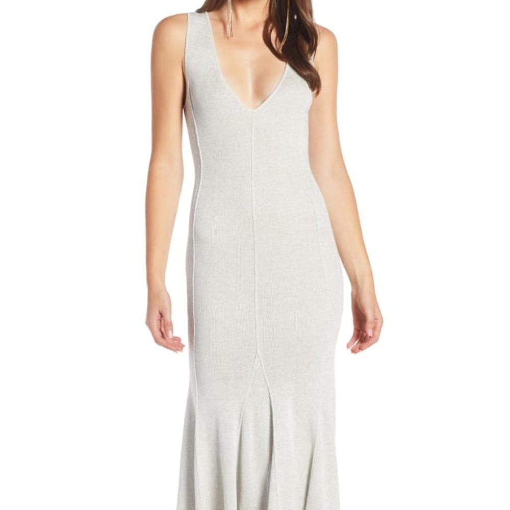 Something Navy Maxi Sweater Dress